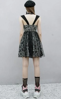 Punk Rave Clothing Overgrown Checkered Dress 15 Punk Rave Clothing Overgrown Checkered Dress