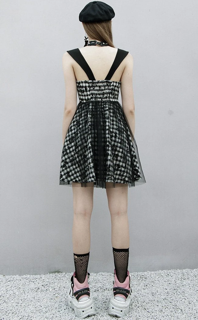 Punk Rave Clothing Overgrown Checkered Dress 8 Punk Rave Clothing Overgrown Checkered Dress
