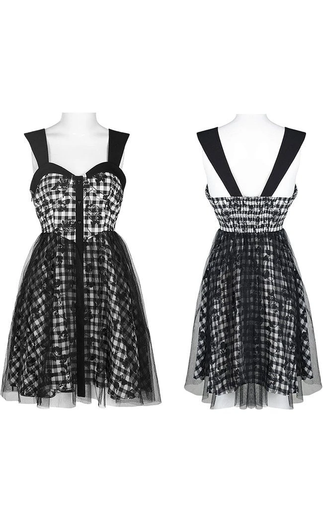 Punk Rave Clothing Overgrown Checkered Dress 10 Punk Rave Clothing Overgrown Checkered Dress