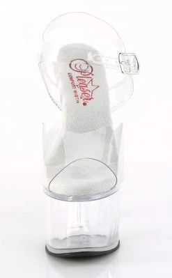 Pleaser PASSION-708 Clear Platform Heels Pole Shoes