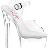 Pleaser PASSION-708 Clear Platform Heels Pole Shoes 2 Pleaser PASSION-708 Clear Platform Heels Pole Shoes
