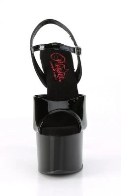Pleaser PASSION-709 Black Patent Heels