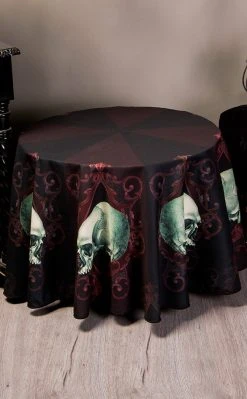 The Haunted Mansion Parlour Tricks Tablecloth | Round