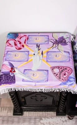 Tragic Beautiful Pastel Witch Tarot Altar Cloth