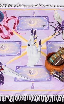 Tragic Beautiful Pastel Witch Tarot Altar Cloth
