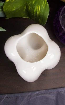 Tragic Beautiful Pearly White Plant Pot