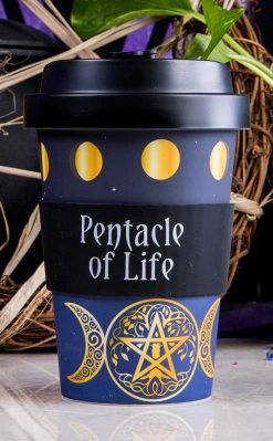 TB Home & Gifts Pentacle Eco-to-Go Bamboo Keep Cup