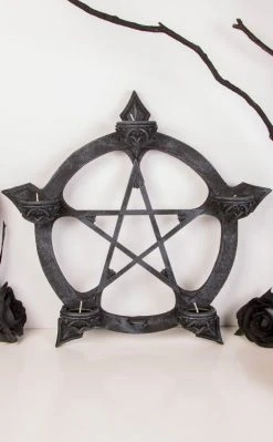 Candles Pentagram Candle Wall Hanging Candals & Fragrance