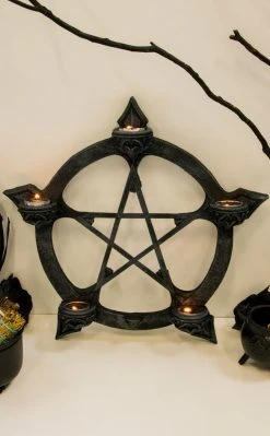 Candles Pentagram Candle Wall Hanging Candals & Fragrance