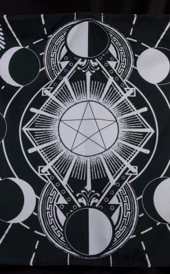 Altar Cloths Pentagram Moon Phases Altar Cloth / Wall Hanging 8 Altar Cloths Pentagram Moon Phases Altar Cloth / Wall Hanging
