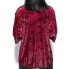 BlackCraft Pentagram Rose Velvet Kimono