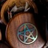 TB Pentagram Wooden Herb Grinder