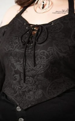 Killstar Periwinkle Halter Crop Top