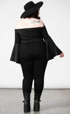 Killstar Periwinkle Halter Crop Top