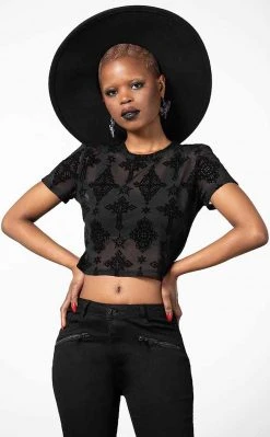 Killstar Petra Mesh Crop Top 11 Killstar Petra Mesh Crop Top