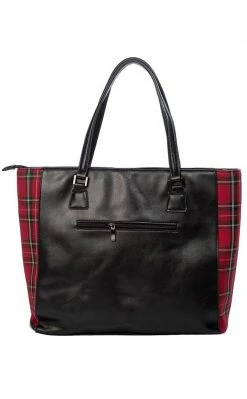 Banned Apparel Phantom Form Tote Bag | Red Tartan Swimwear 9 Banned Apparel Phantom Form Tote Bag | Red Tartan Swimwear