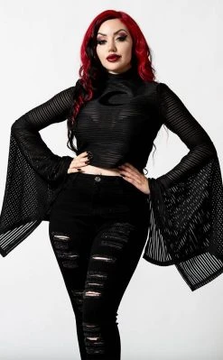 Killstar Phases Striped Top