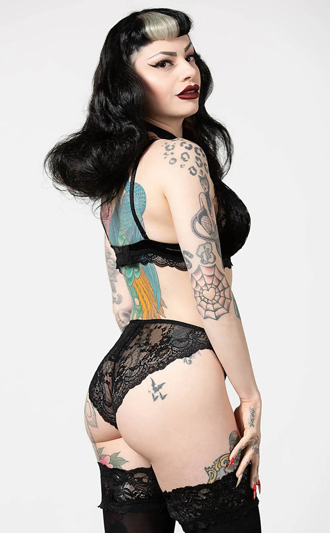 Killstar Pin Stuck Panty | Black Clothing 3 Killstar Pin Stuck Panty | Black Clothing