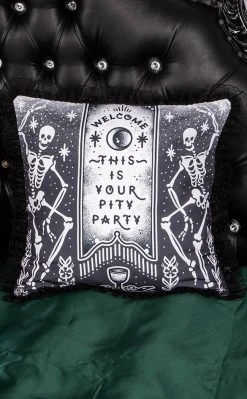 Drop Dead Gorgeous Pity Party Frilly Cushion Slip