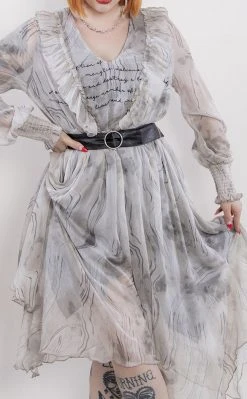 Punk Rave Poetry In Motion Chiffon Dress 14 Punk Rave Poetry In Motion Chiffon Dress