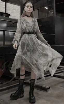 Punk Rave Poetry In Motion Chiffon Dress 17 Punk Rave Poetry In Motion Chiffon Dress