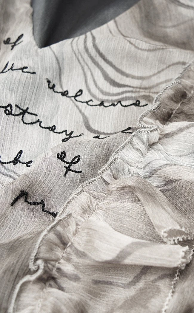 Punk Rave Poetry In Motion Chiffon Dress 11 Punk Rave Poetry In Motion Chiffon Dress