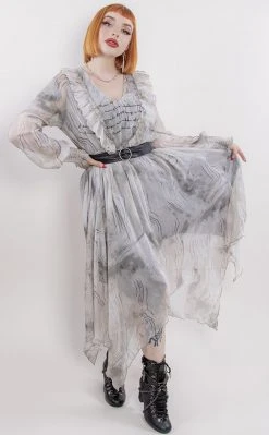 Punk Rave Poetry In Motion Chiffon Dress