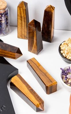 Crystals Polished Point | Tigers Eye Witchcraft