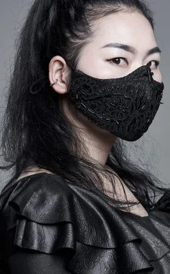 Punk Rave Pretty Paisley Face Mask