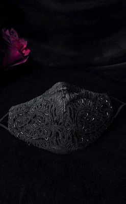 Punk Rave Pretty Paisley Face Mask