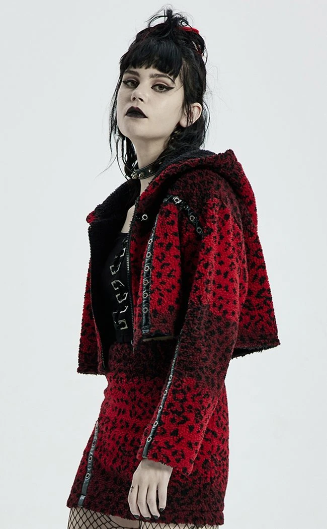 Punk Rave Primal Instinct Short Coat Clothing 4 Punk Rave Primal Instinct Short Coat Clothing