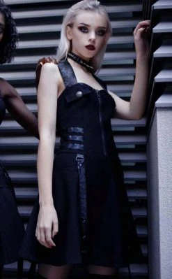 Killstar Clothing Psy-Ops Halter Dress