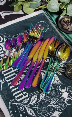 The Haunted Mansion Home & Gifts Psychedelic Supper Cutlery Set