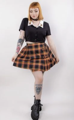 Black Friday Pumpkin Tartan Skirt Clothing 11 Black Friday Pumpkin Tartan Skirt Clothing