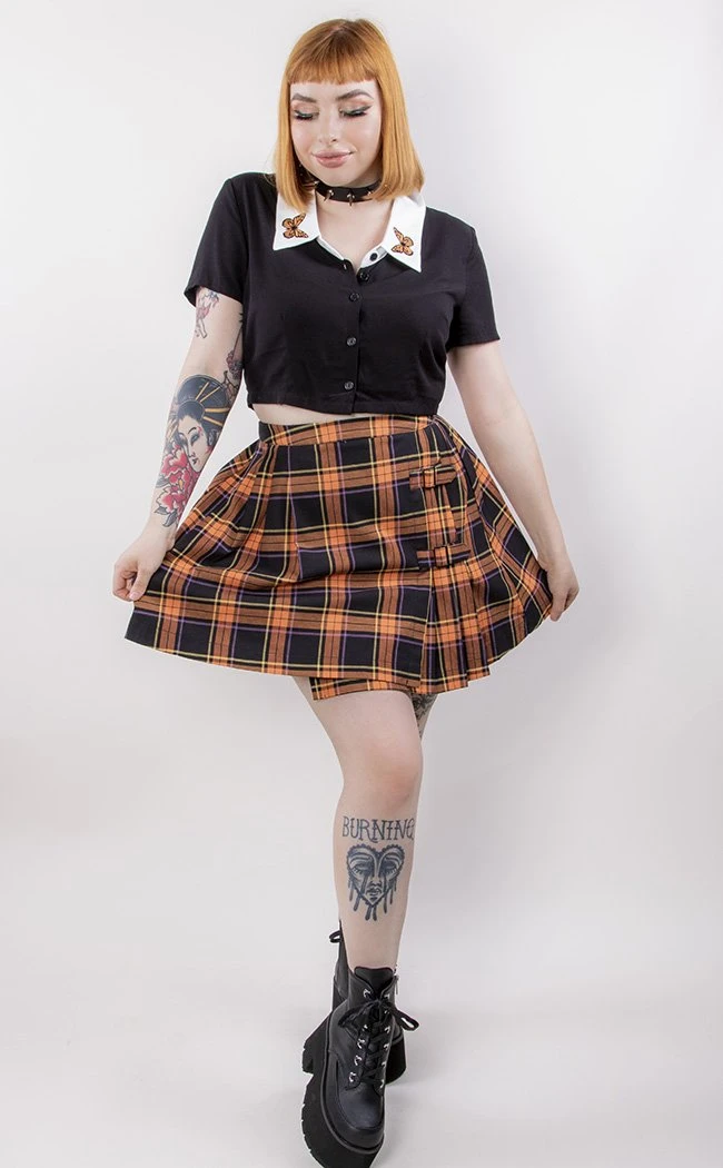 Black Friday Pumpkin Tartan Skirt Clothing 6 Black Friday Pumpkin Tartan Skirt Clothing