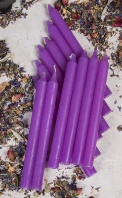Purple Candles | 6 Or 12 Pack Home Decor