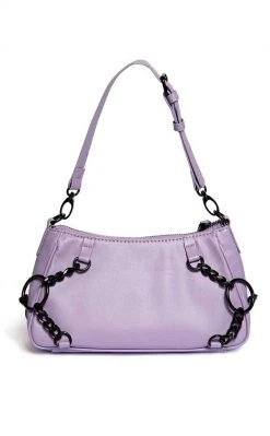BlackCraft New Arrivals Purple Pentagram Chain Top Handle Bag 13 BlackCraft New Arrivals Purple Pentagram Chain Top Handle Bag