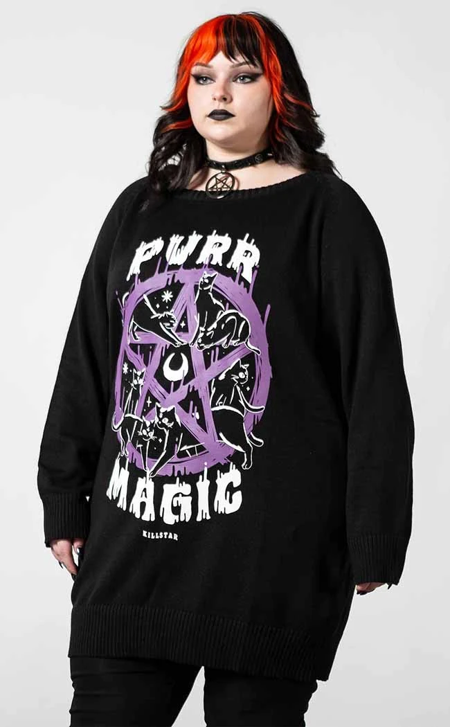 Killstar Purr Magic Knit Sweater 4 Killstar Purr Magic Knit Sweater