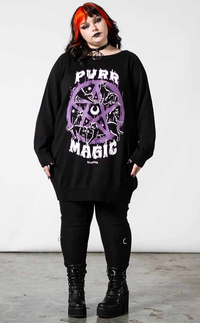 Killstar Purr Magic Knit Sweater 5 Killstar Purr Magic Knit Sweater