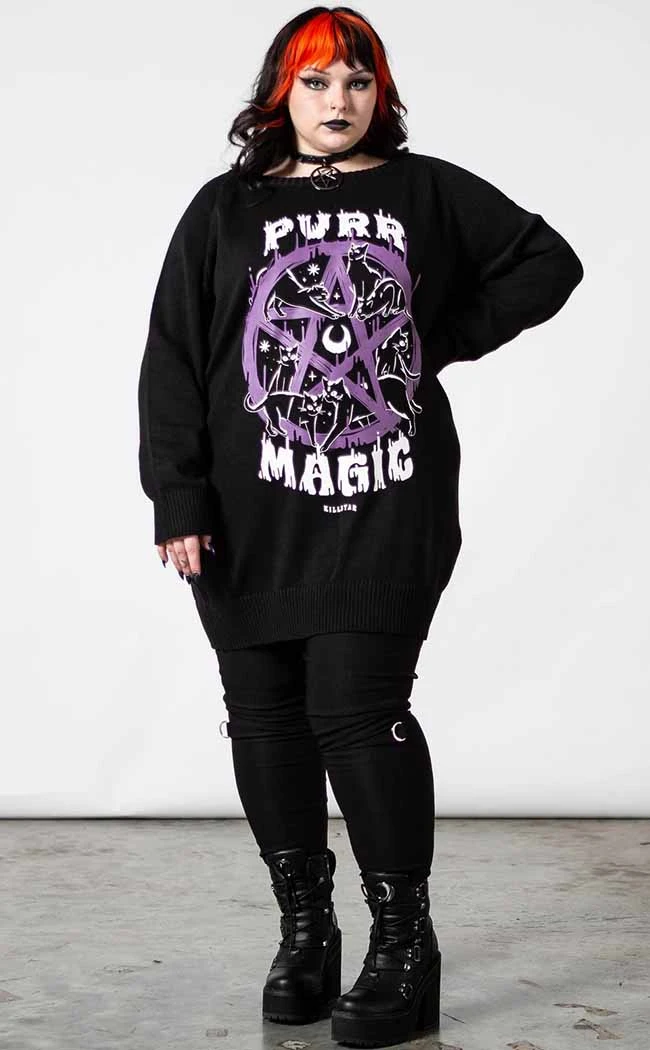Killstar Purr Magic Knit Sweater 6 Killstar Purr Magic Knit Sweater