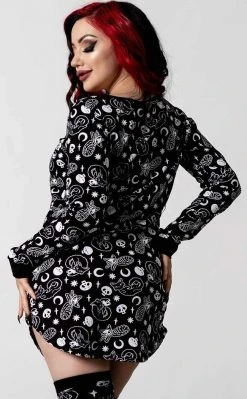 Killstar Purr Off Sleep Dress | Black