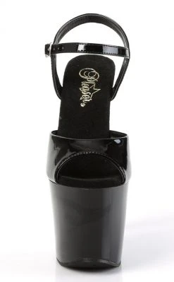 Pleaser Pole Shoes RADIANT-709 Black Patent Heels