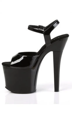 Pleaser Pole Shoes RADIANT-709 Black Patent Heels