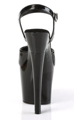 Pleaser Pole Shoes RADIANT-709 Black Patent Heels