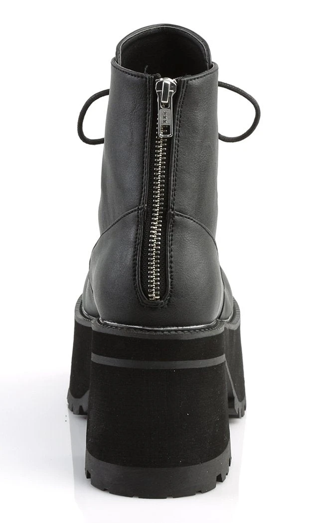 Demonia RANGER-102 Black Vegan Leather Platform Ankle Boots 7 Demonia RANGER-102 Black Vegan Leather Platform Ankle Boots