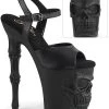 Pleaser RAPTURE-809 Black Skull Platform Heels (Au Stock) Pole Shoes