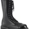 Demonia RIOT-14 Black Leather Combat Boots 2 Demonia RIOT-14 Black Leather Combat Boots