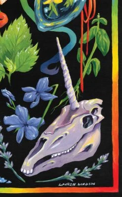 Tragic Beautiful X Lauren Davidson Rainbow Herbology | Charity Art Tapestry Home & Gifts