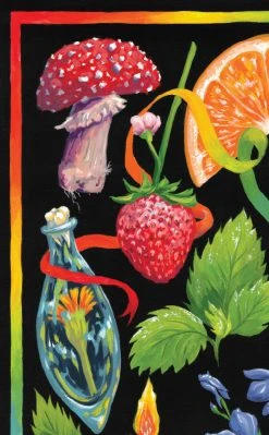 Tragic Beautiful X Lauren Davidson Rainbow Herbology | Charity Art Tapestry Home & Gifts