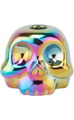 Killstar Rainbow Skulls Candle Holder Sale